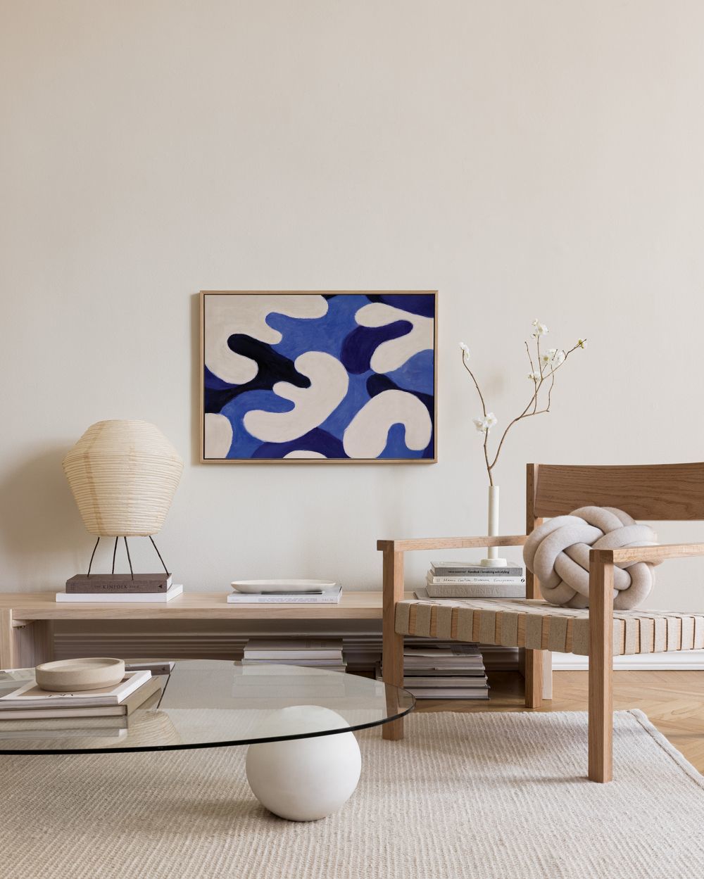Blue Abstract Canvas print