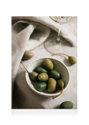 Bowl of Olives Canvas print