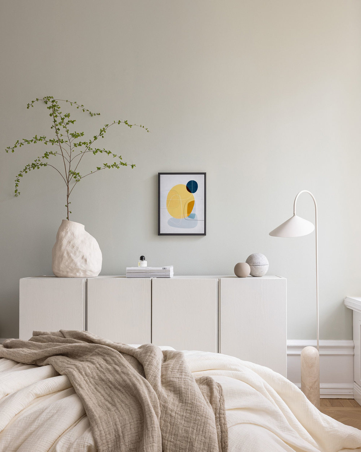 Contemporary Yellow No1 Canvas print