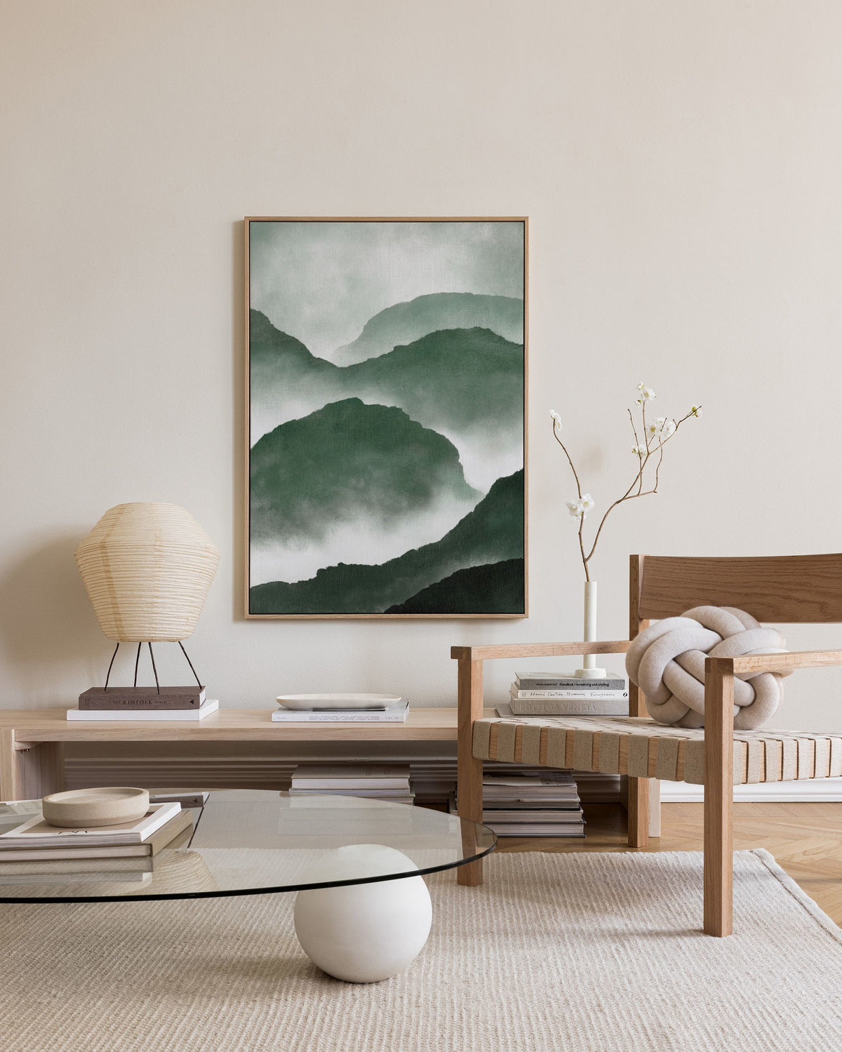 Mistscape No1 Canvas print