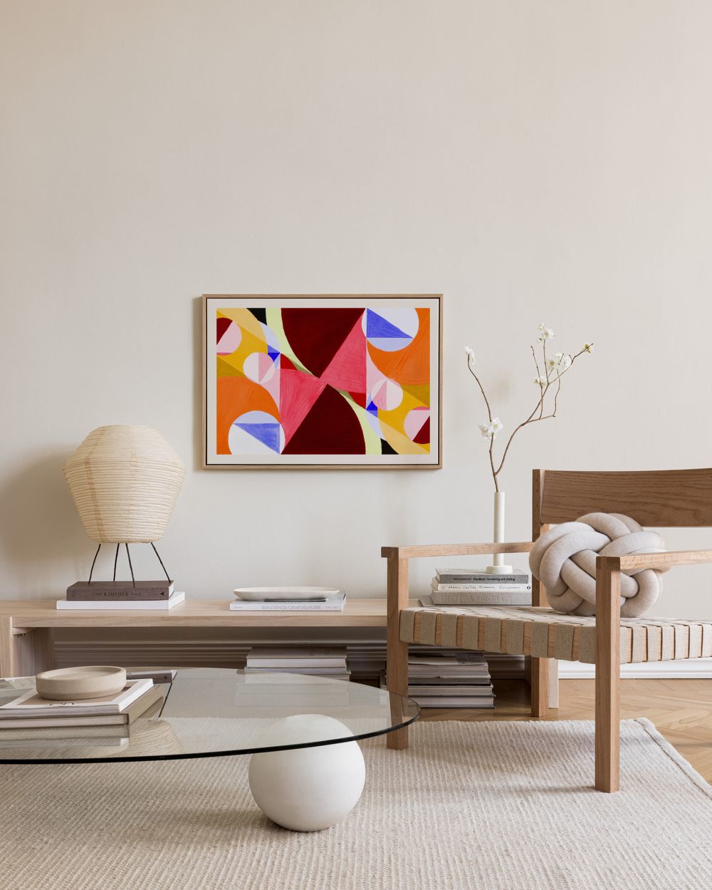 Joseph Schillinger - Area Broken by Perpendiculars Canvas print