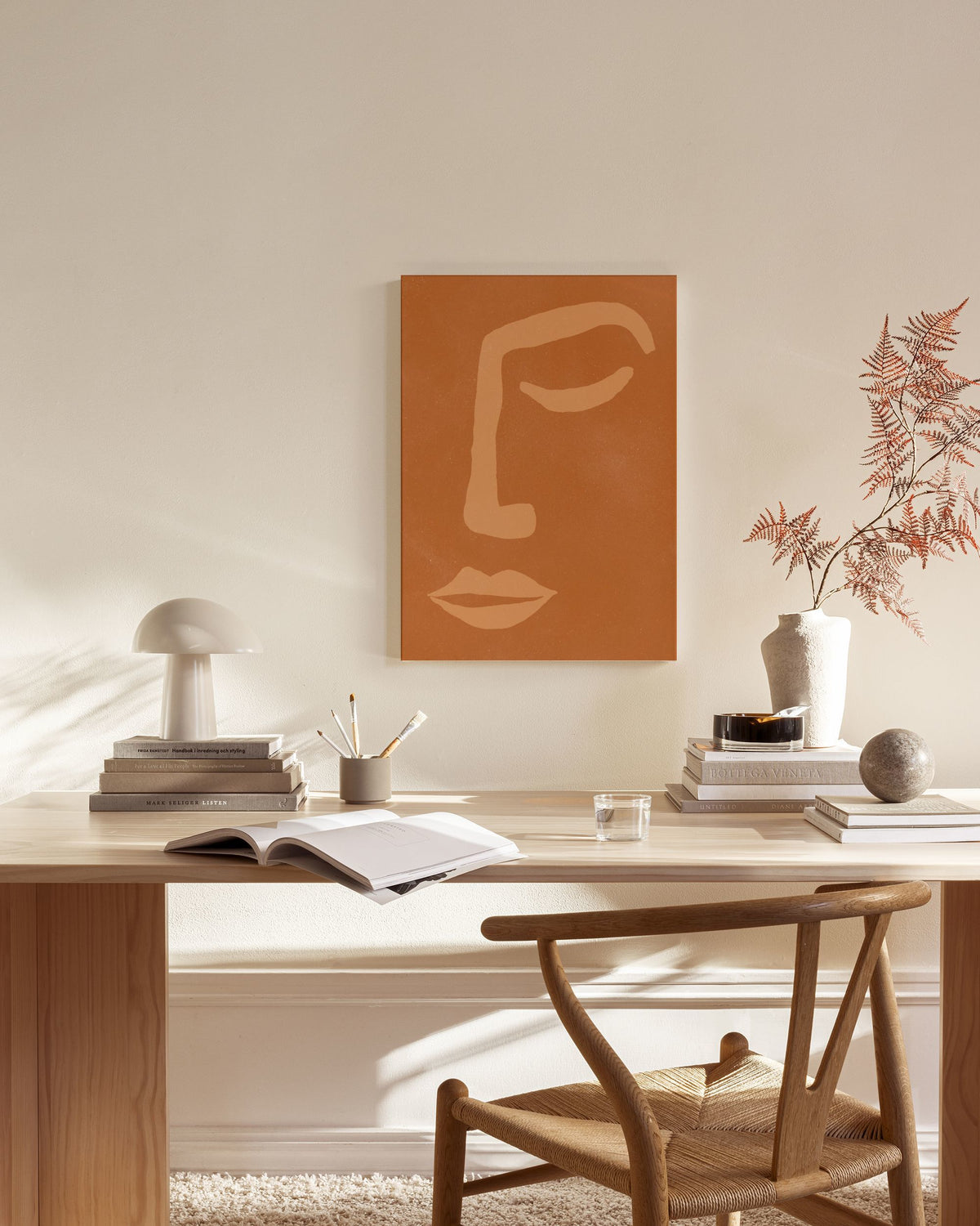 Hazel Face Canvas print