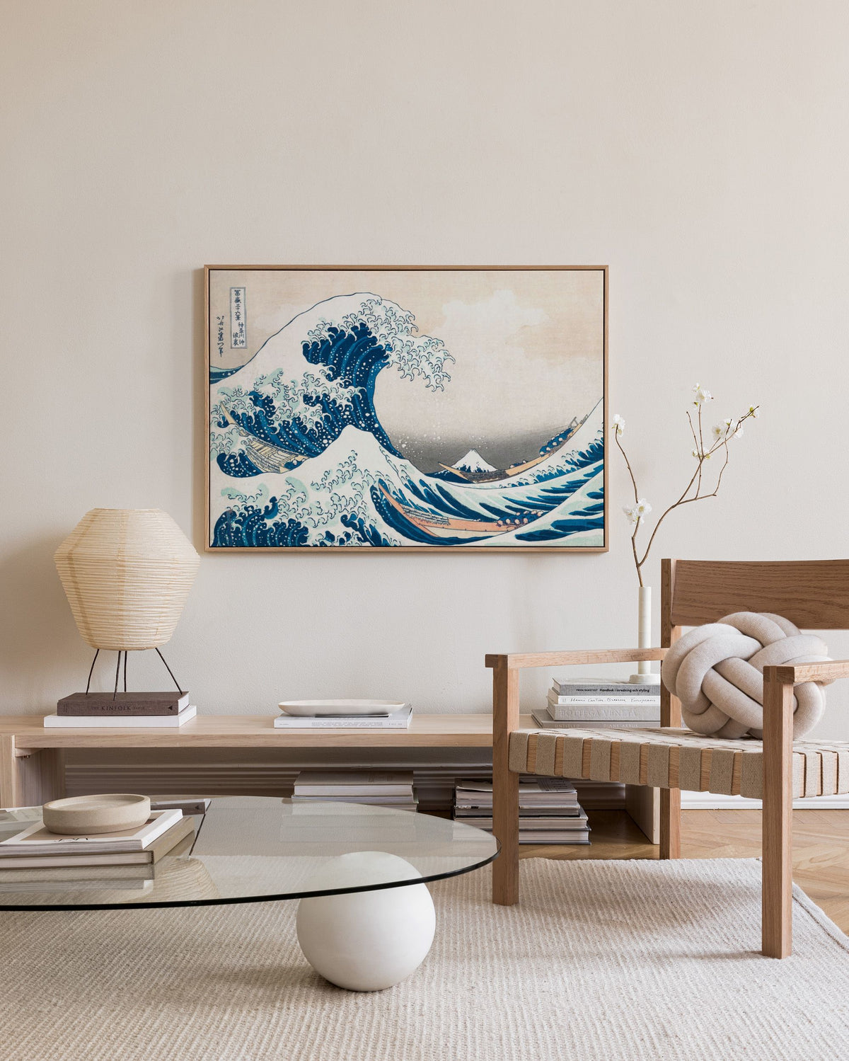 Hokusai - The Great Wave Landscape Canvas print
