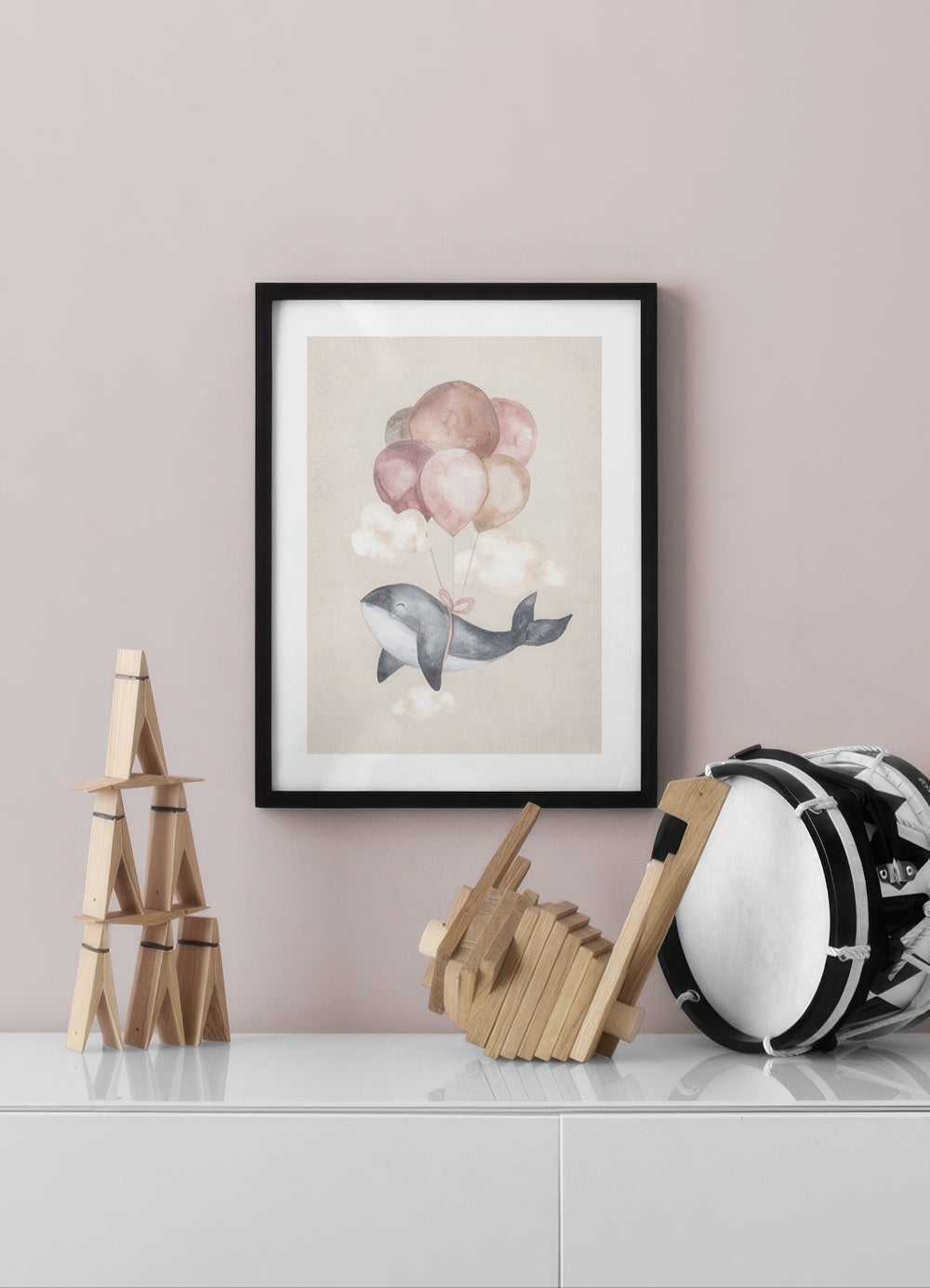 Dreaming Whale Print