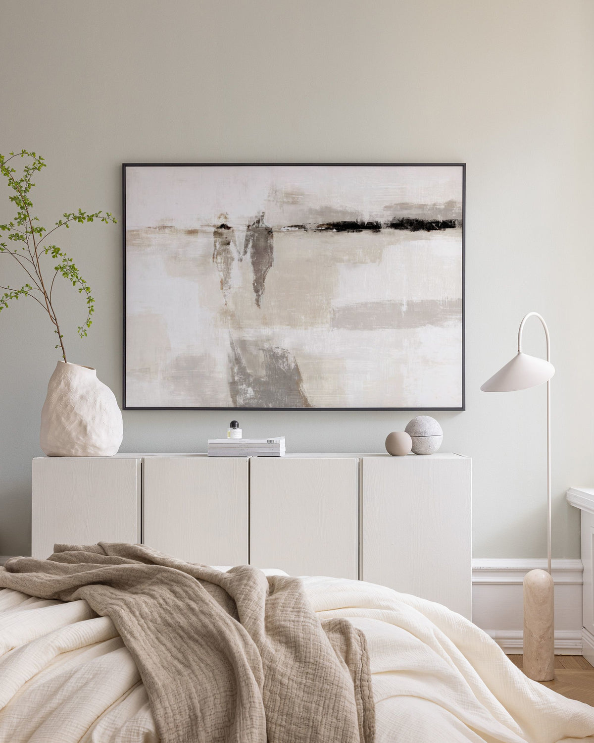 Painted Walk Canvas print