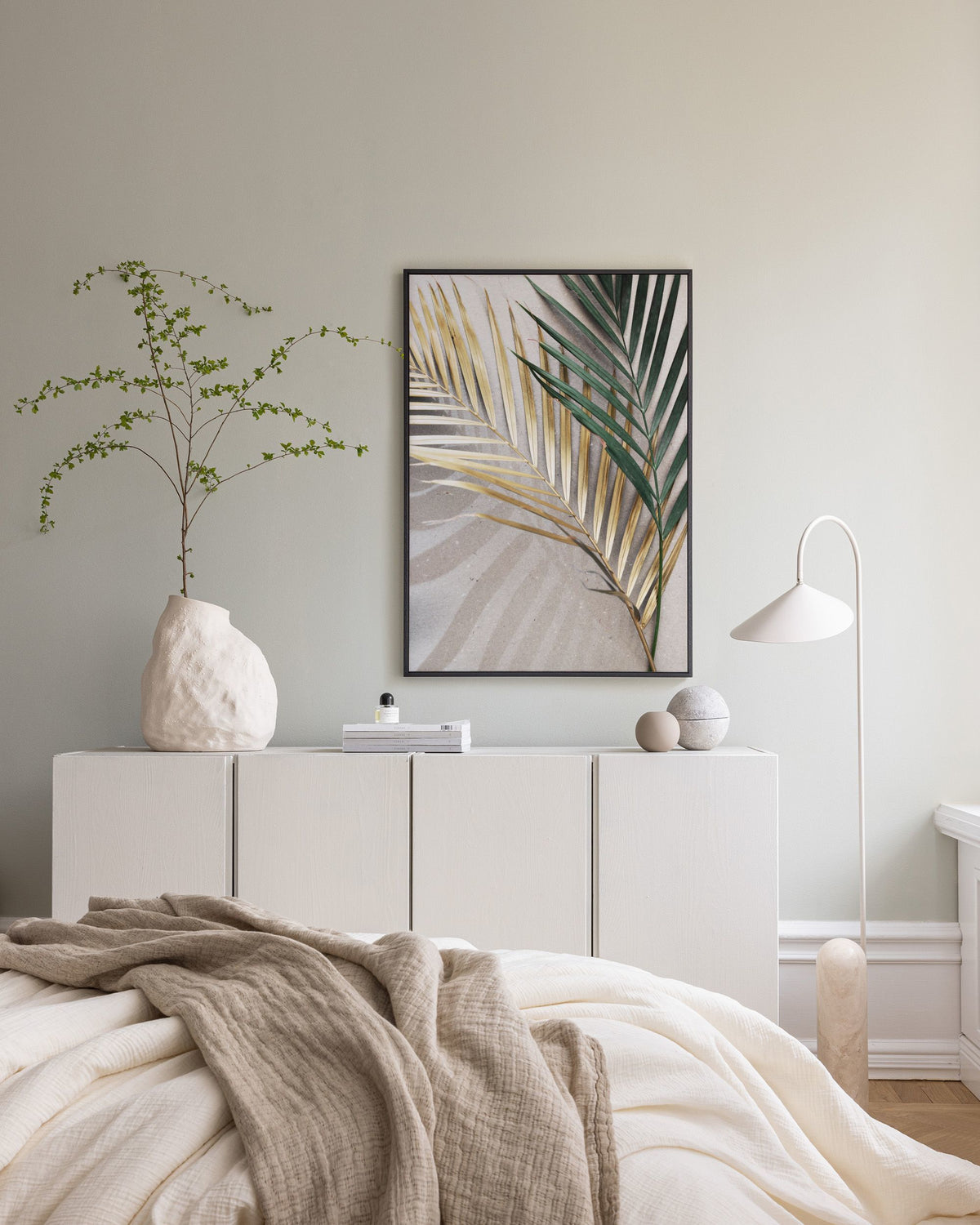Golden Leaves Canvas print