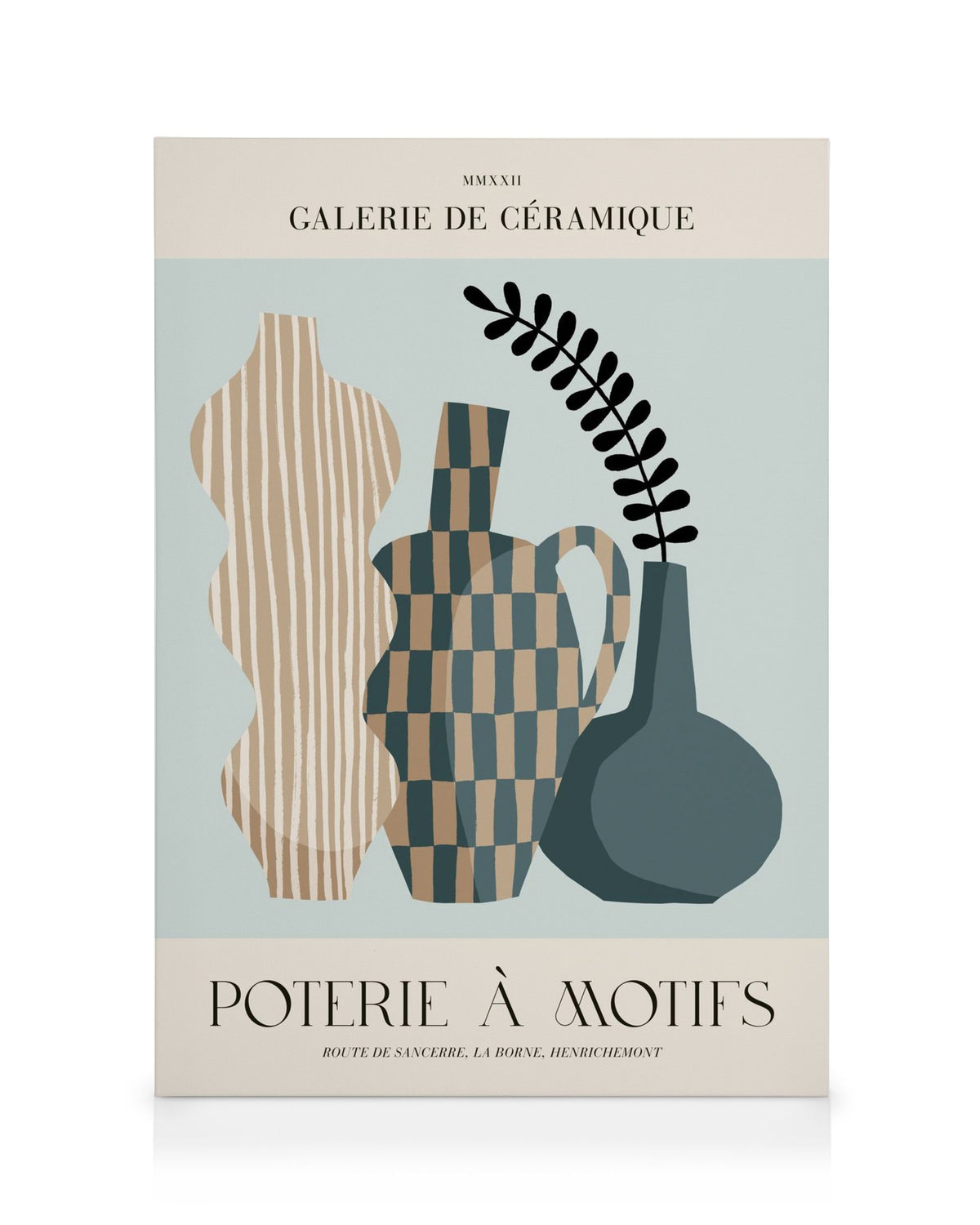 Poterie à Motifs No2 Canvas print