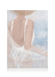 Girl by the Sea Canvas print