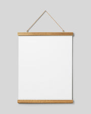 Poster hanger oak 41 cm, magnet fastener