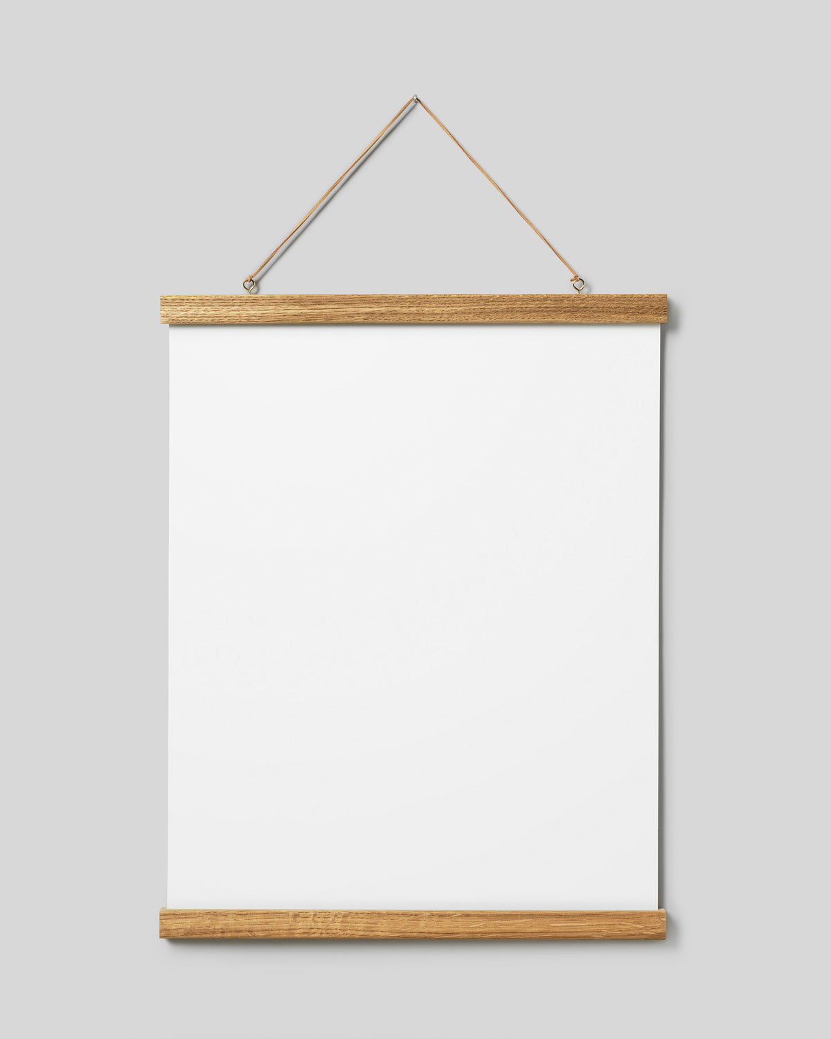 Poster hanger oak 41 cm, magnet fastener