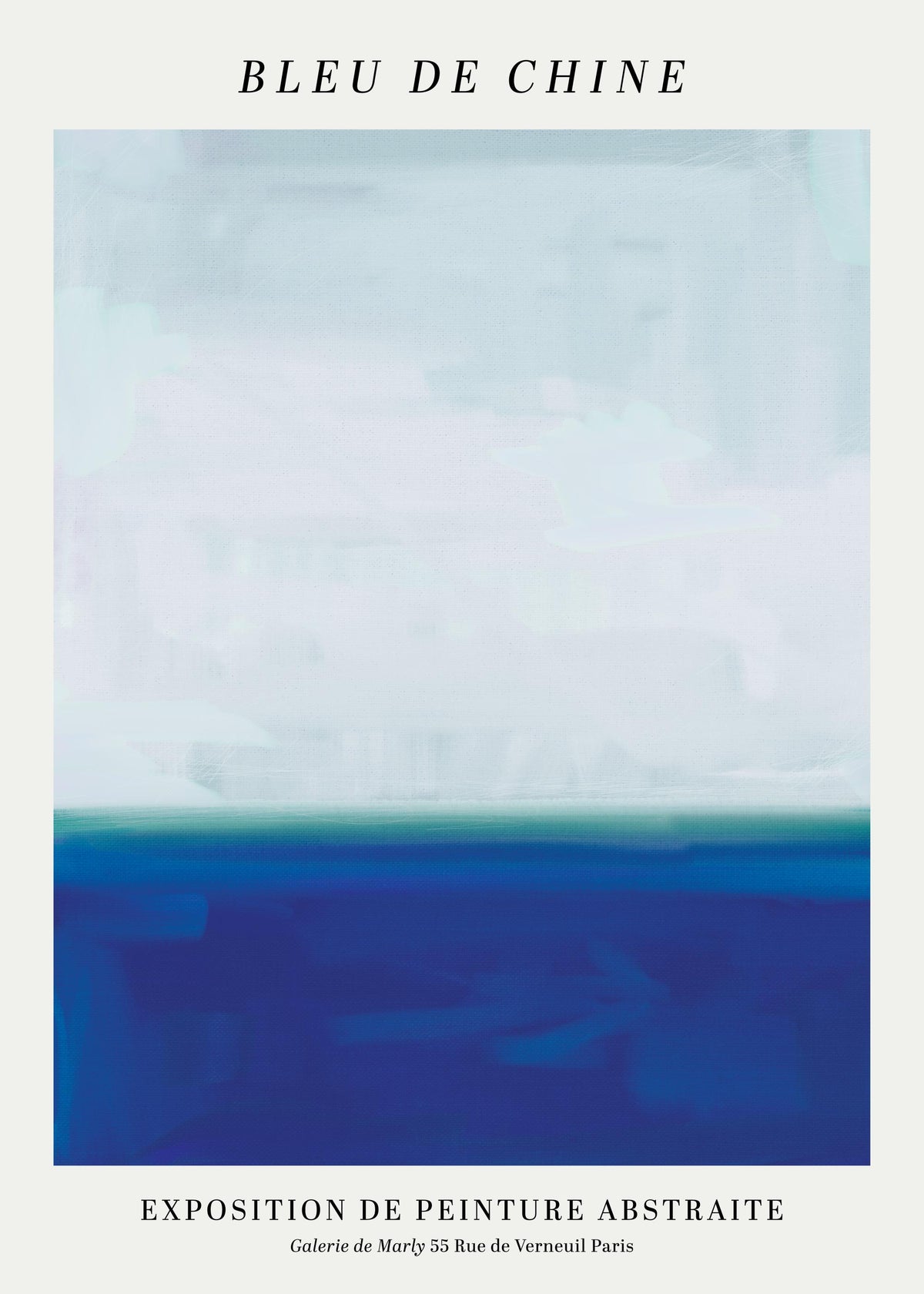 Bleu de Chine Print