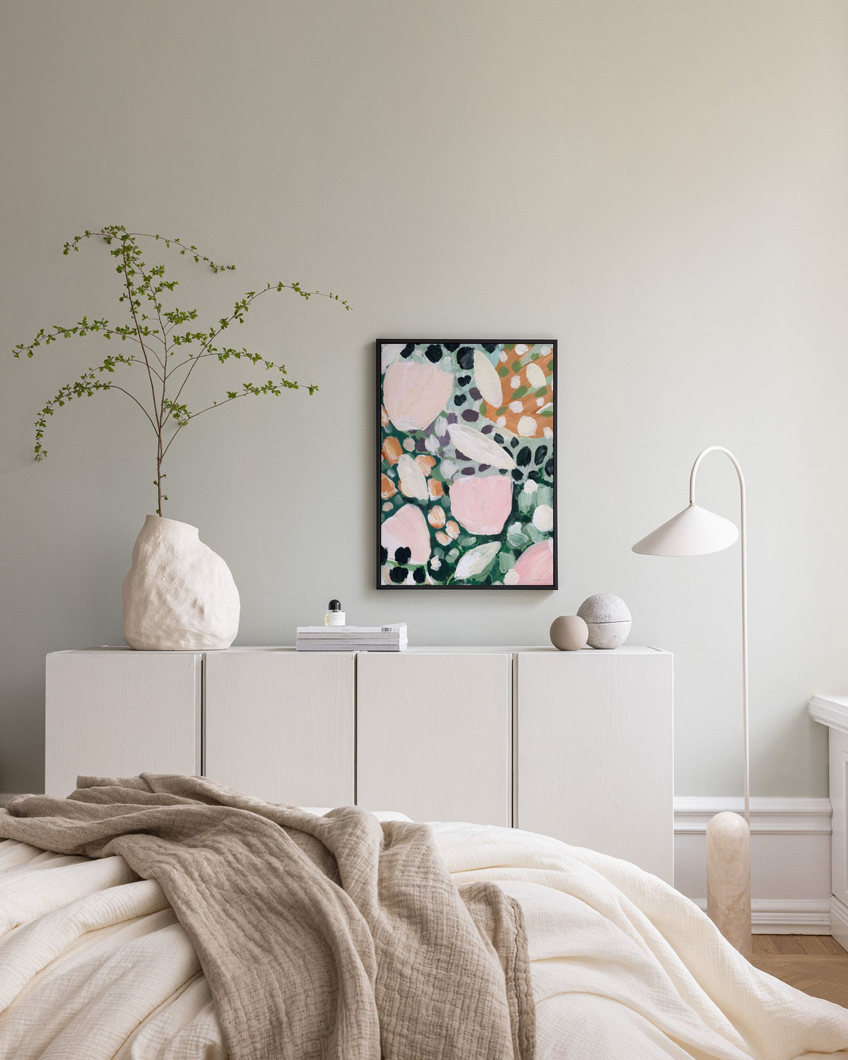 Acrylic Garden No1 Canvas print