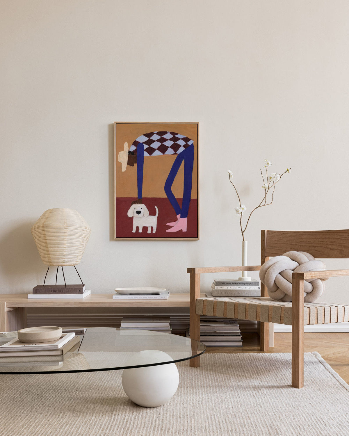 Howdy Hound Canvas print