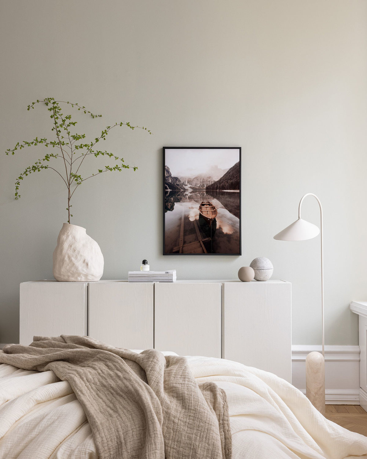 Calming Lake Canvas print