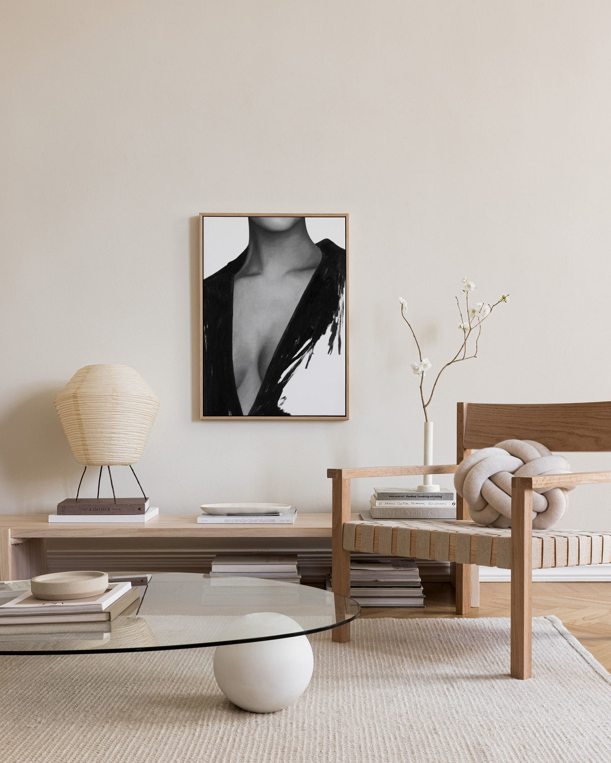 Female Sketch No1 Canvas print