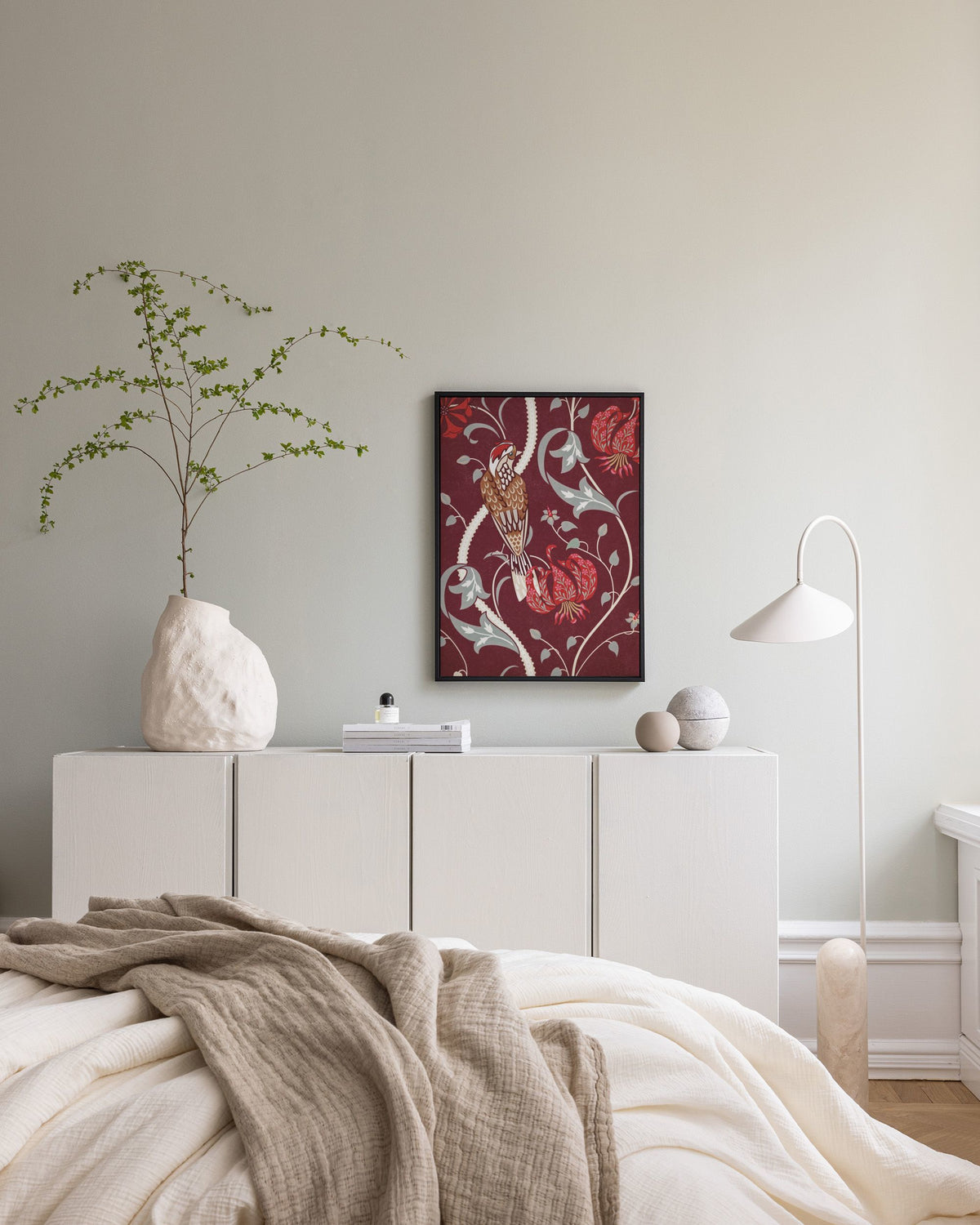 Woodpecker Garden Canvas print