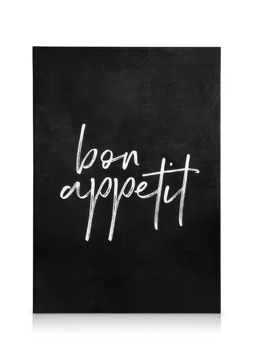 Bon Appetit Black Canvas print
