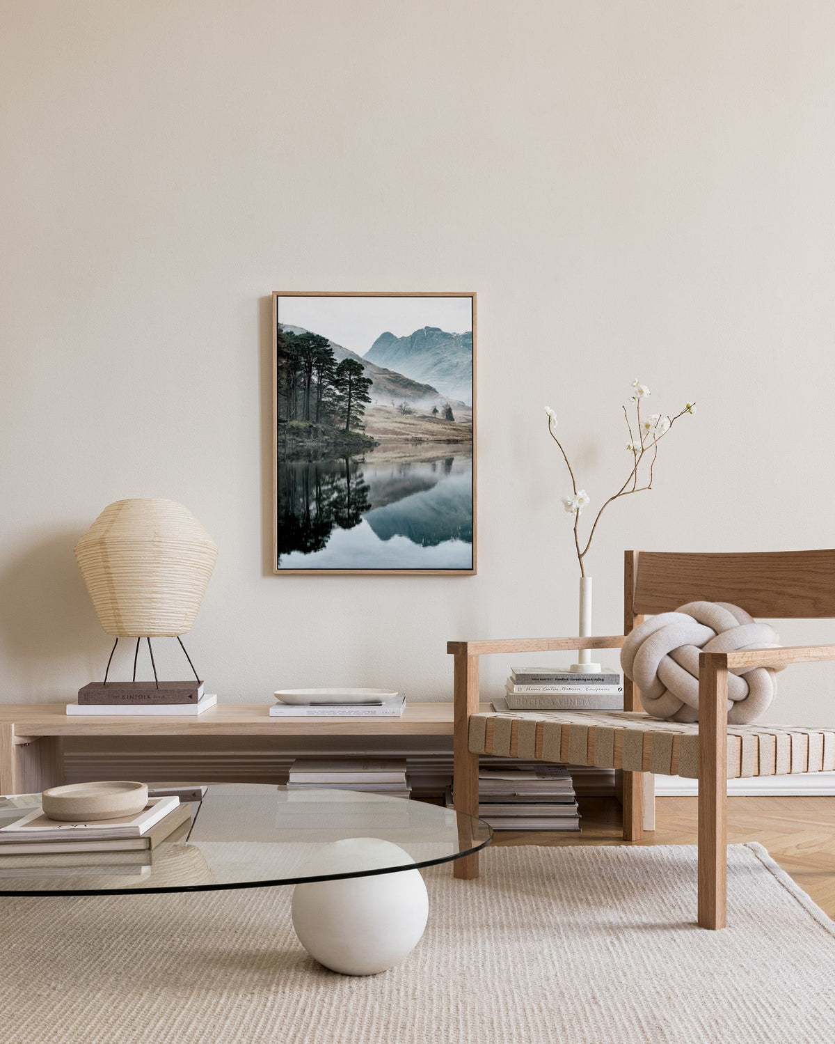 Lake Reflection Canvas print