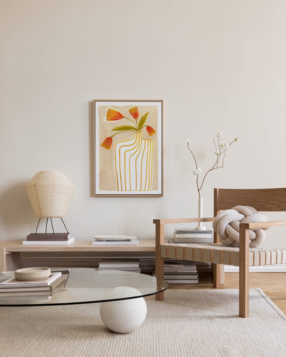 Rosanna Corfe - Spring Tulips Canvas