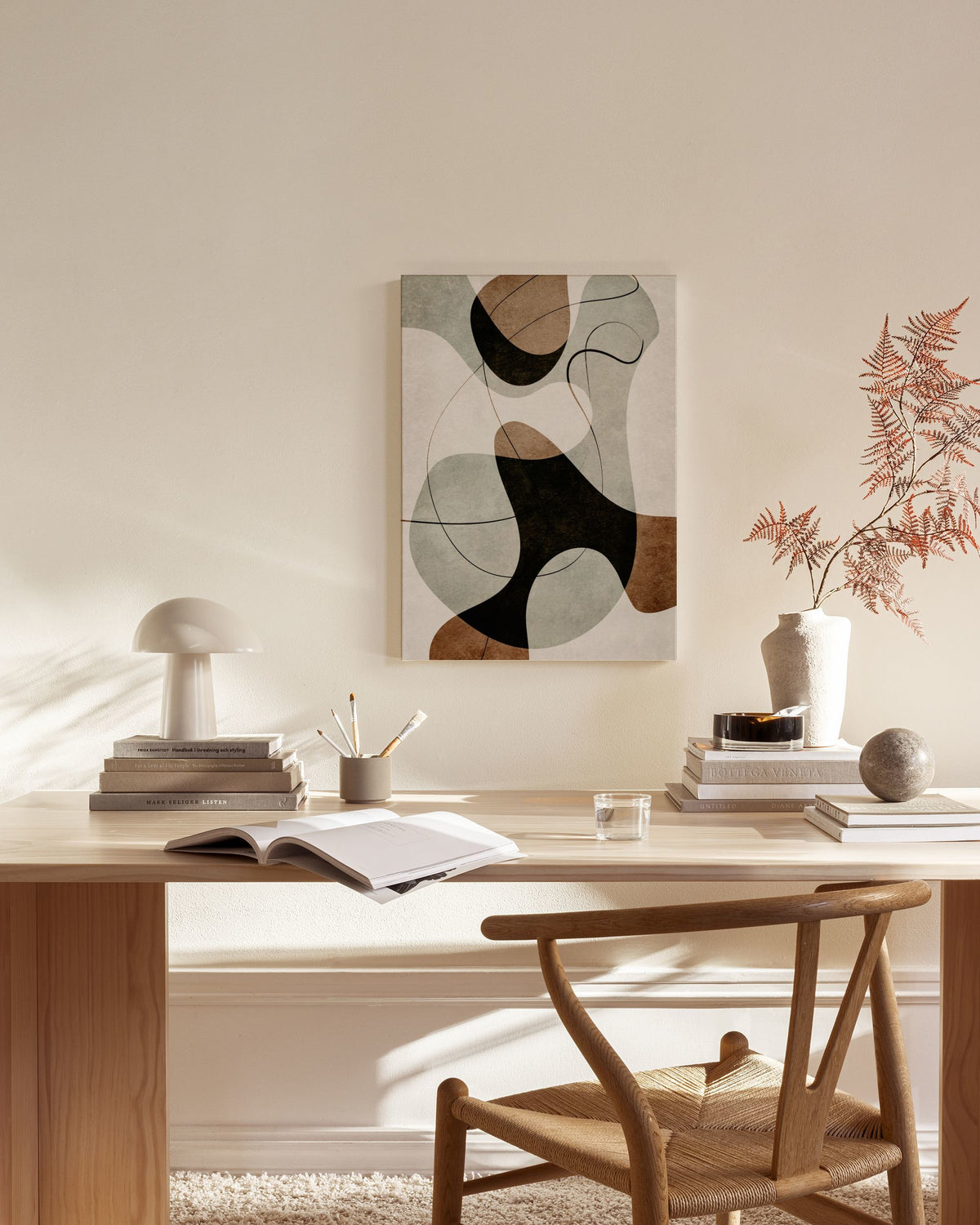 Vivid Shapes No1 Canvas print