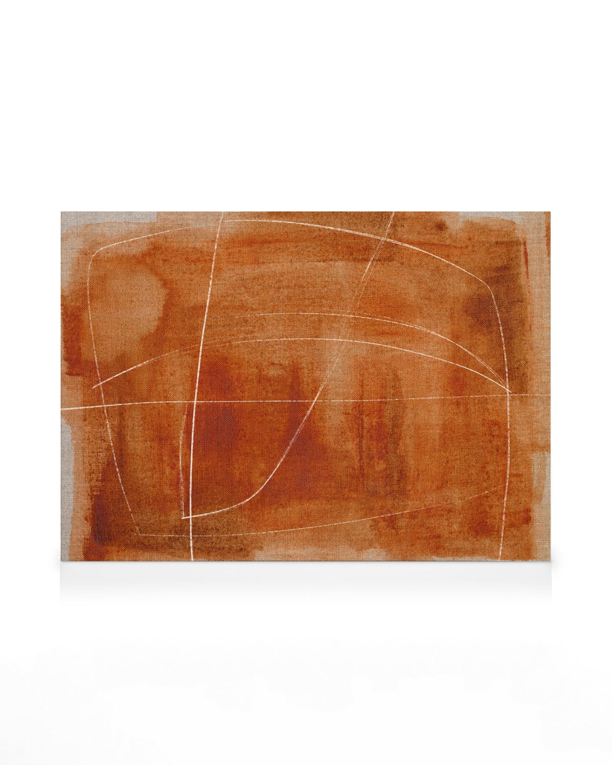 Terracotta Lines Canvas print