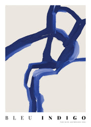 Indigo Abstract No1 Print