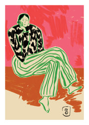 Sandra Poliakov - Calm Woman Portrait Print
