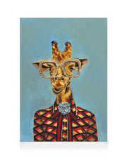 Heather Perry - Artsy Giraffe Canvas print