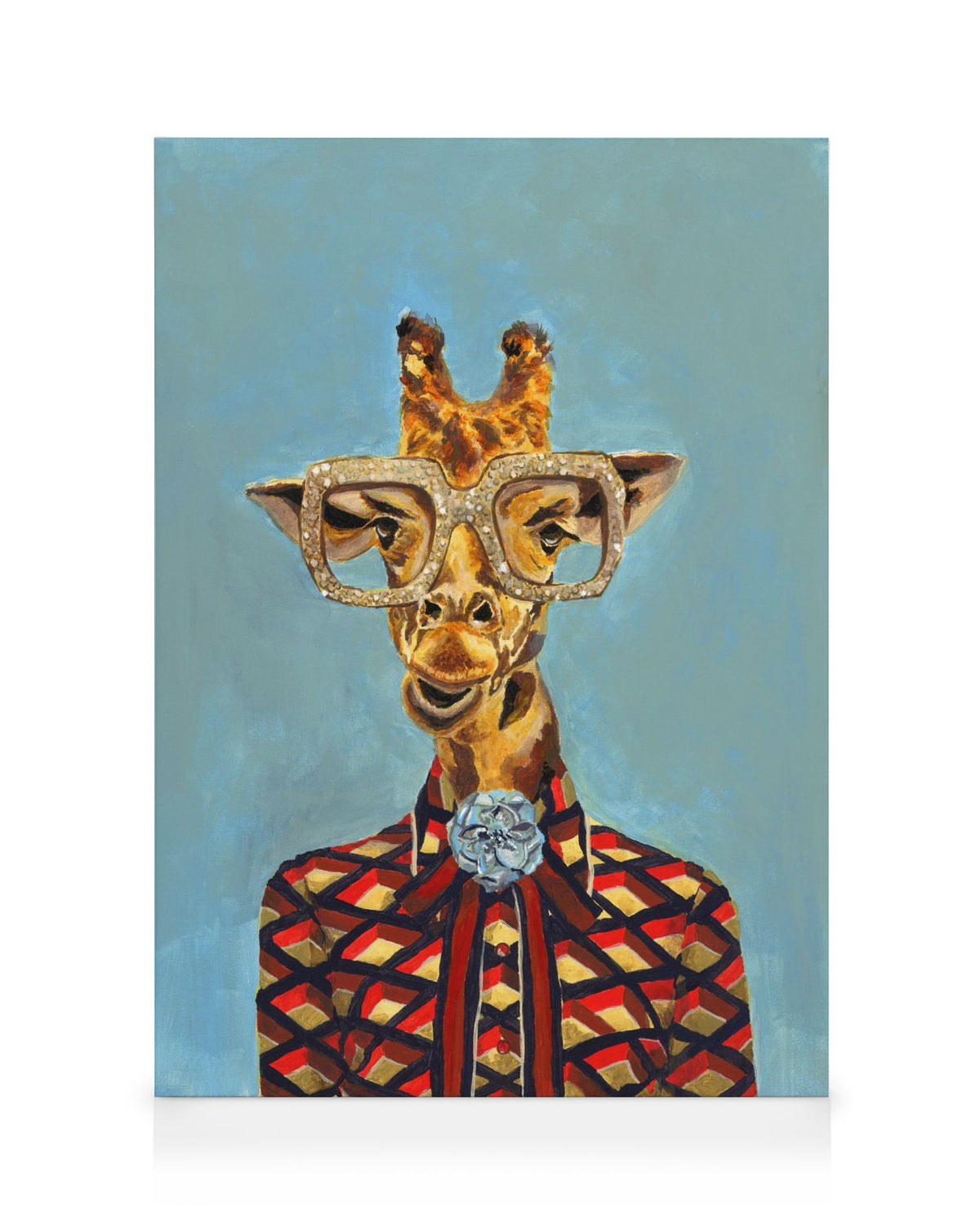 Heather Perry - Artsy Giraffe Canvas print