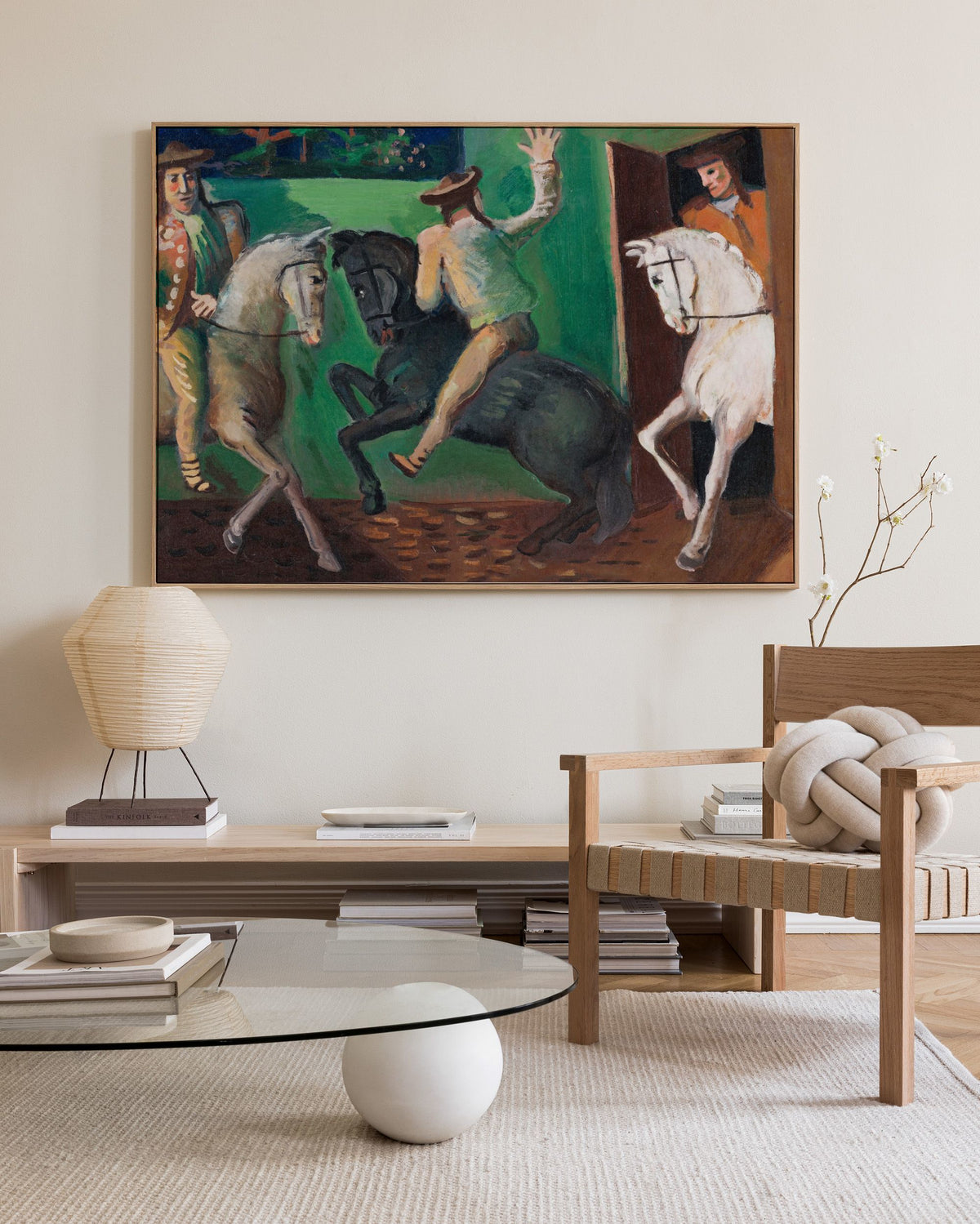 Cyprián Majerník - Riders On Horses Canvas print