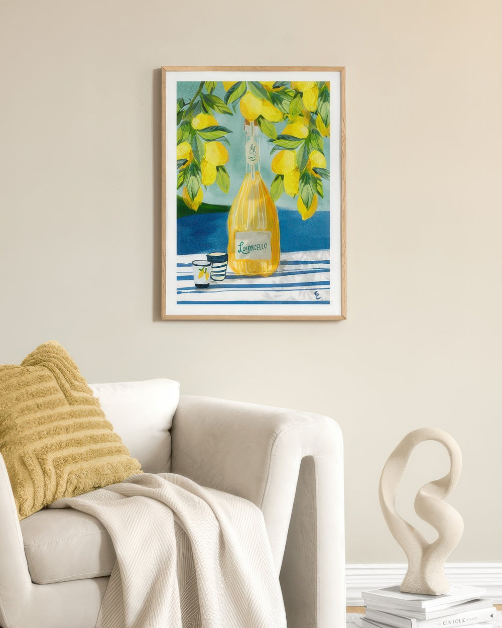 Ekaterina Zagorska - It’s Always Limoncello Time Print