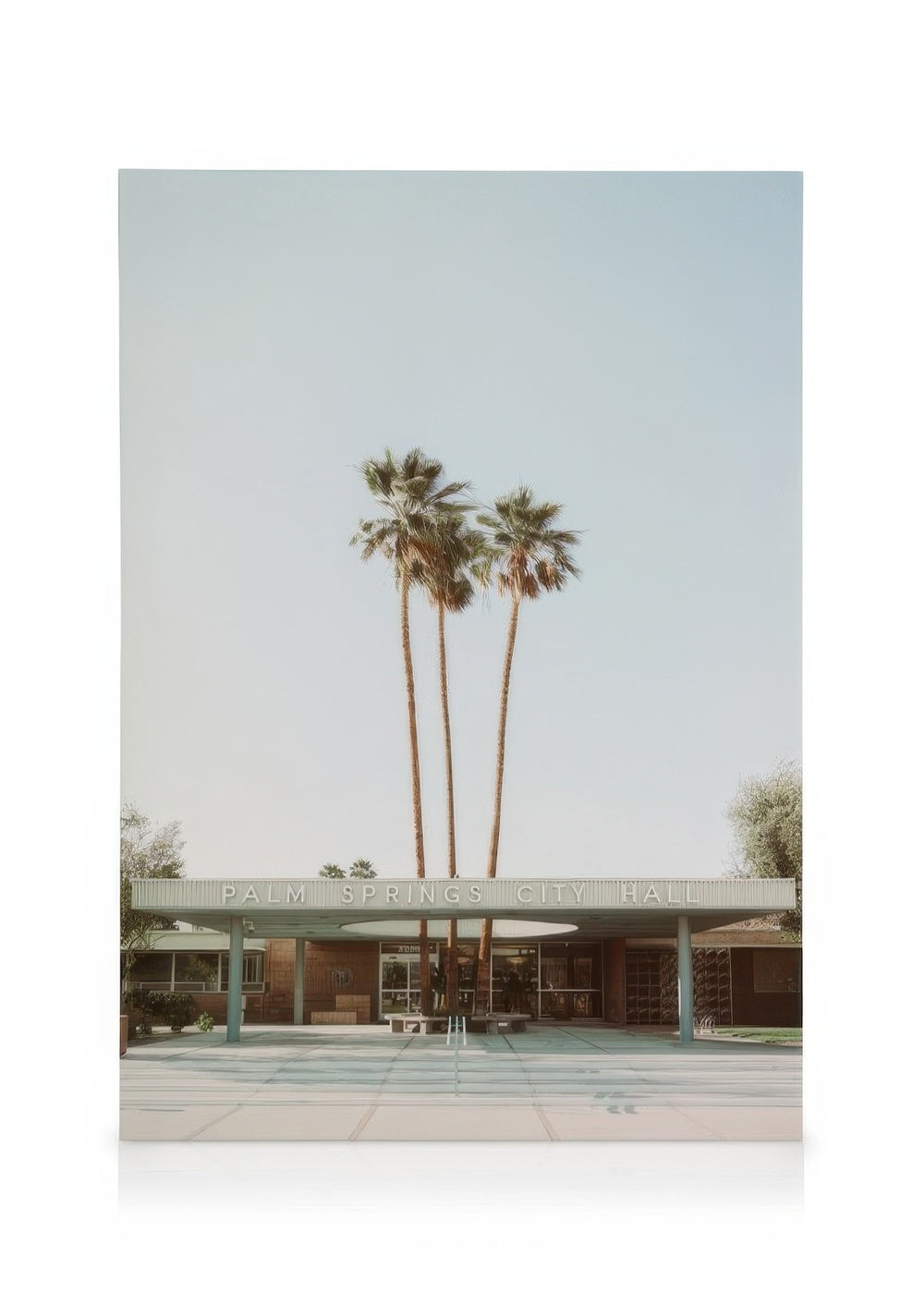 Palm Springs City Hall Canvas print