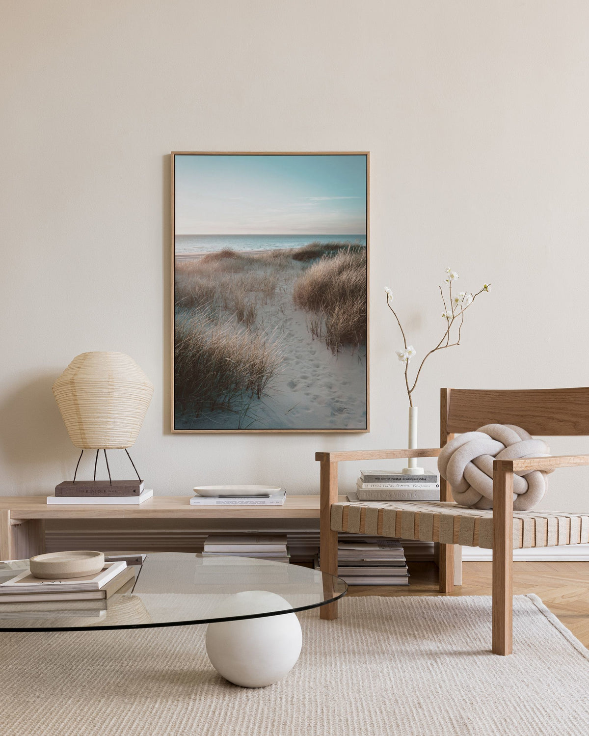 Sunset Beach Dune Canvas print