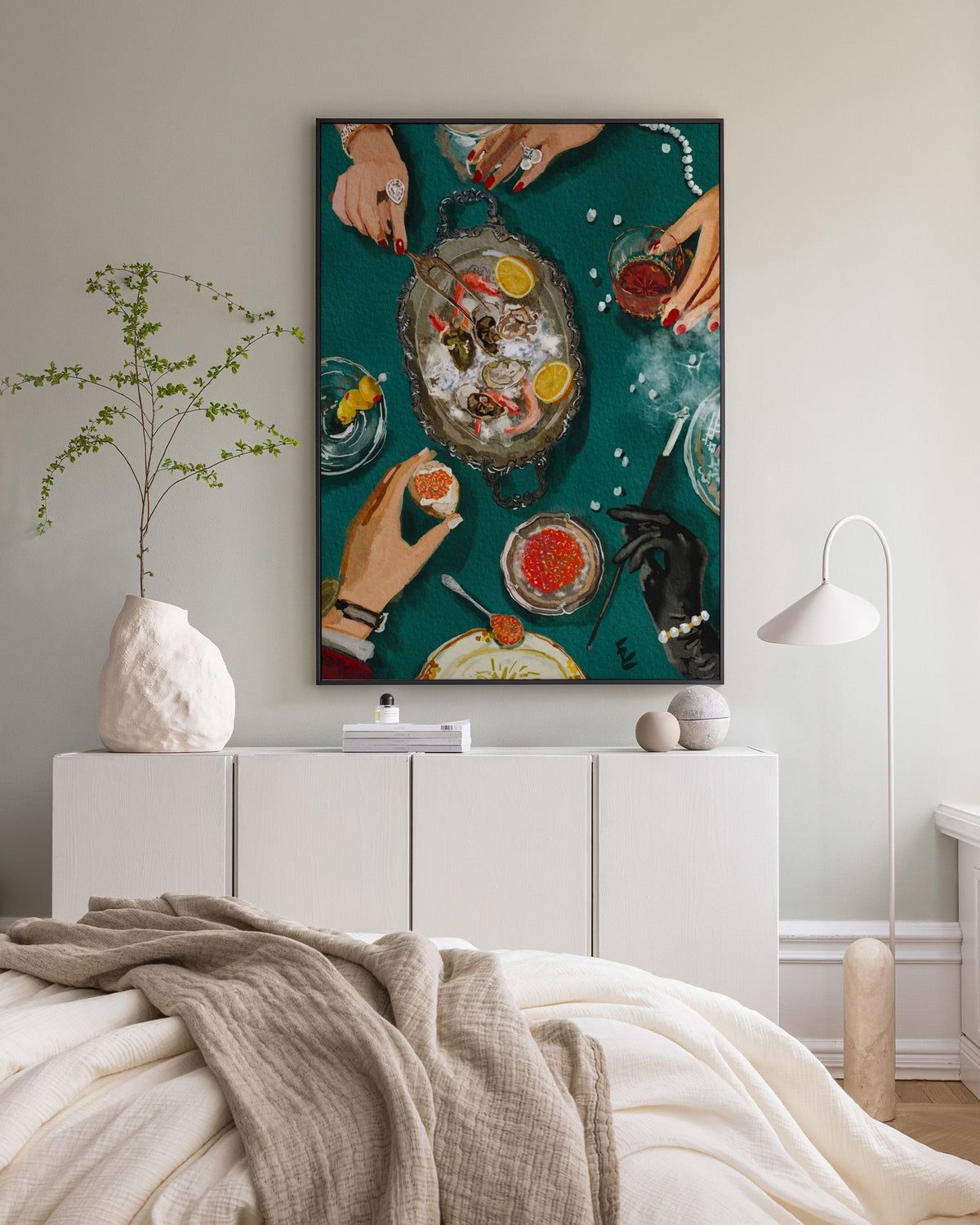 Ekaterina Zagorska - Luxury Dinner Canvas print