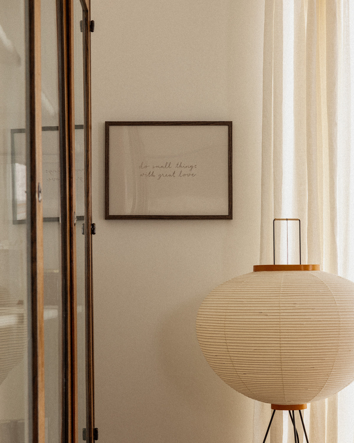 With Great Love Print