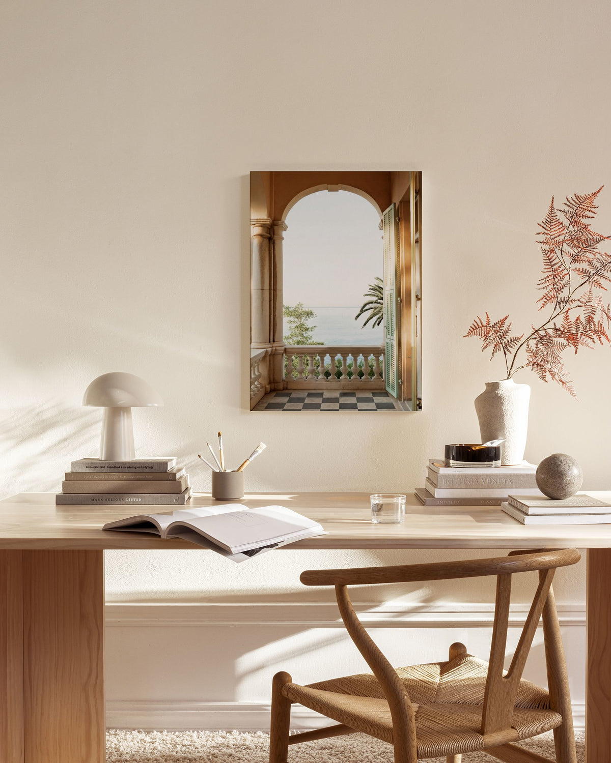 Mediterranean View Canvas print