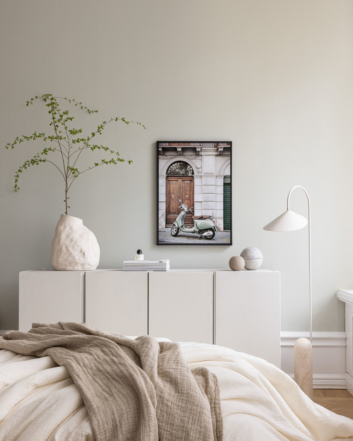 Scooter in Italy Canvas print