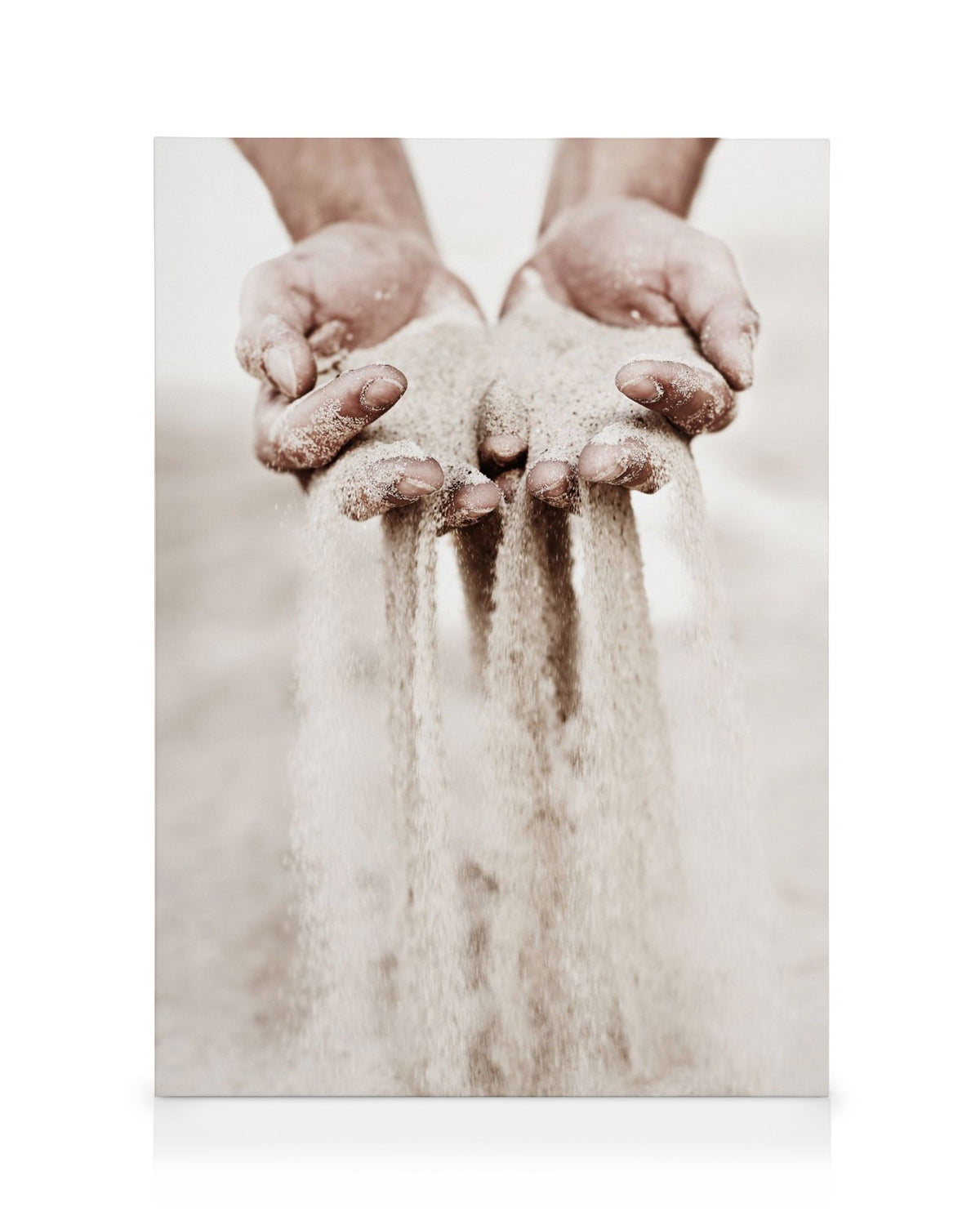 Sand Slipping Through Canvas print