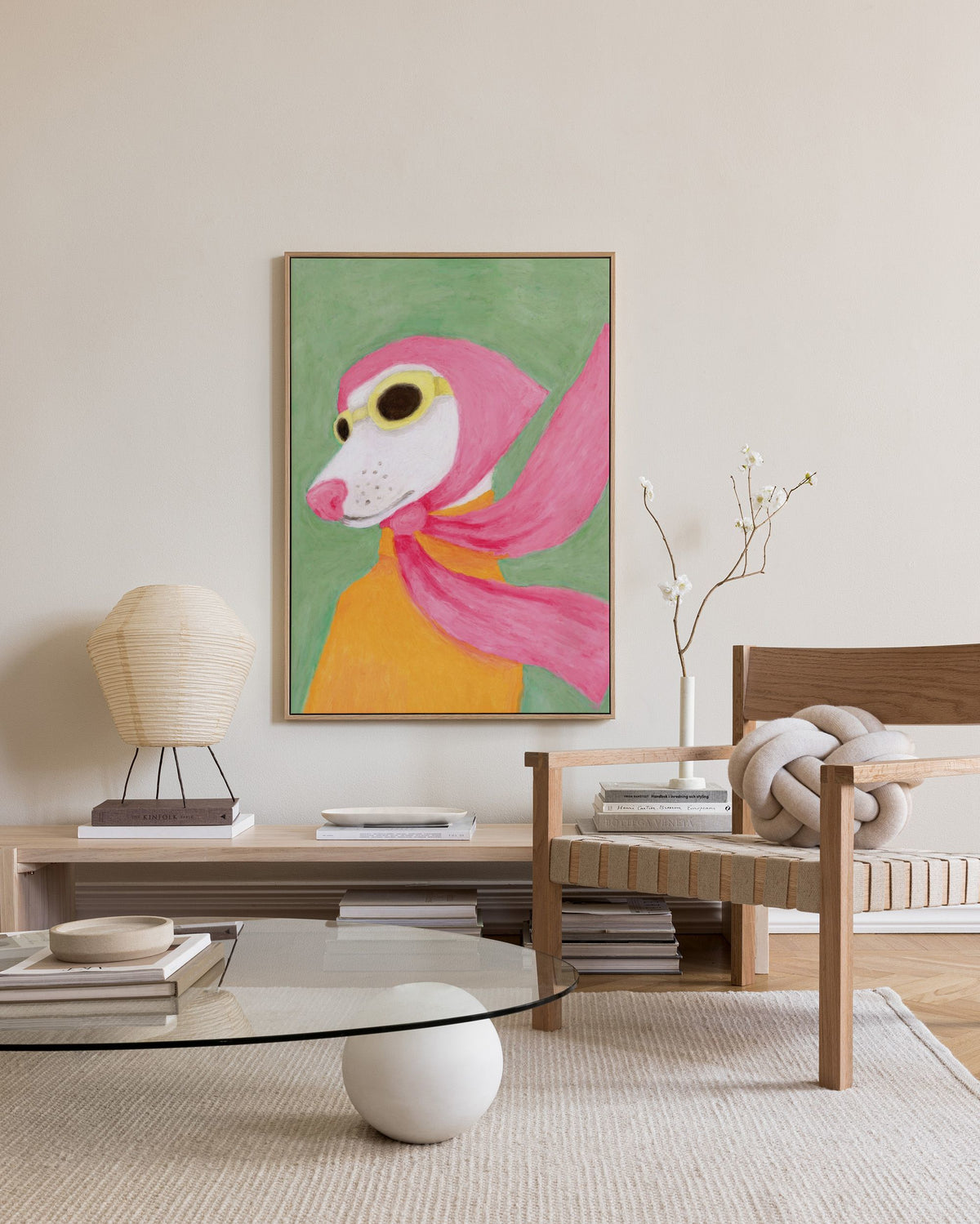 Vintage Doggo Canvas print