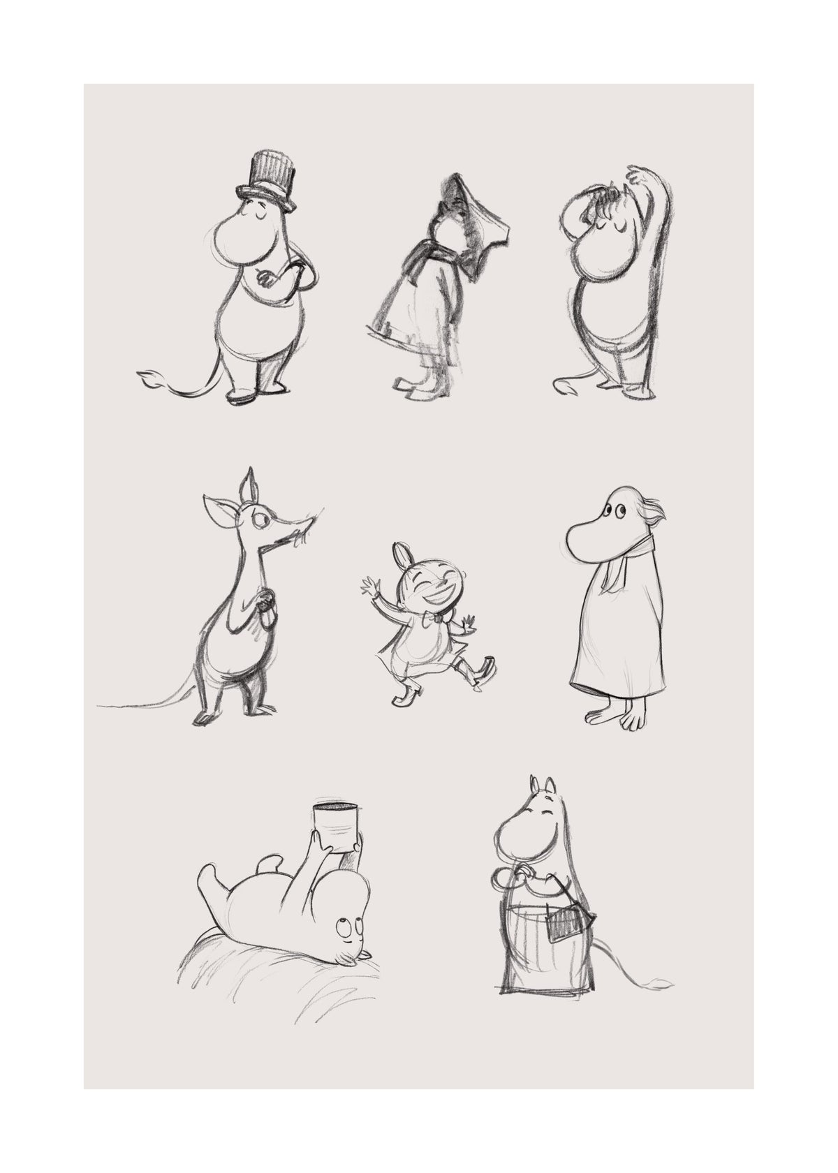 Moomin Characters No1 Print