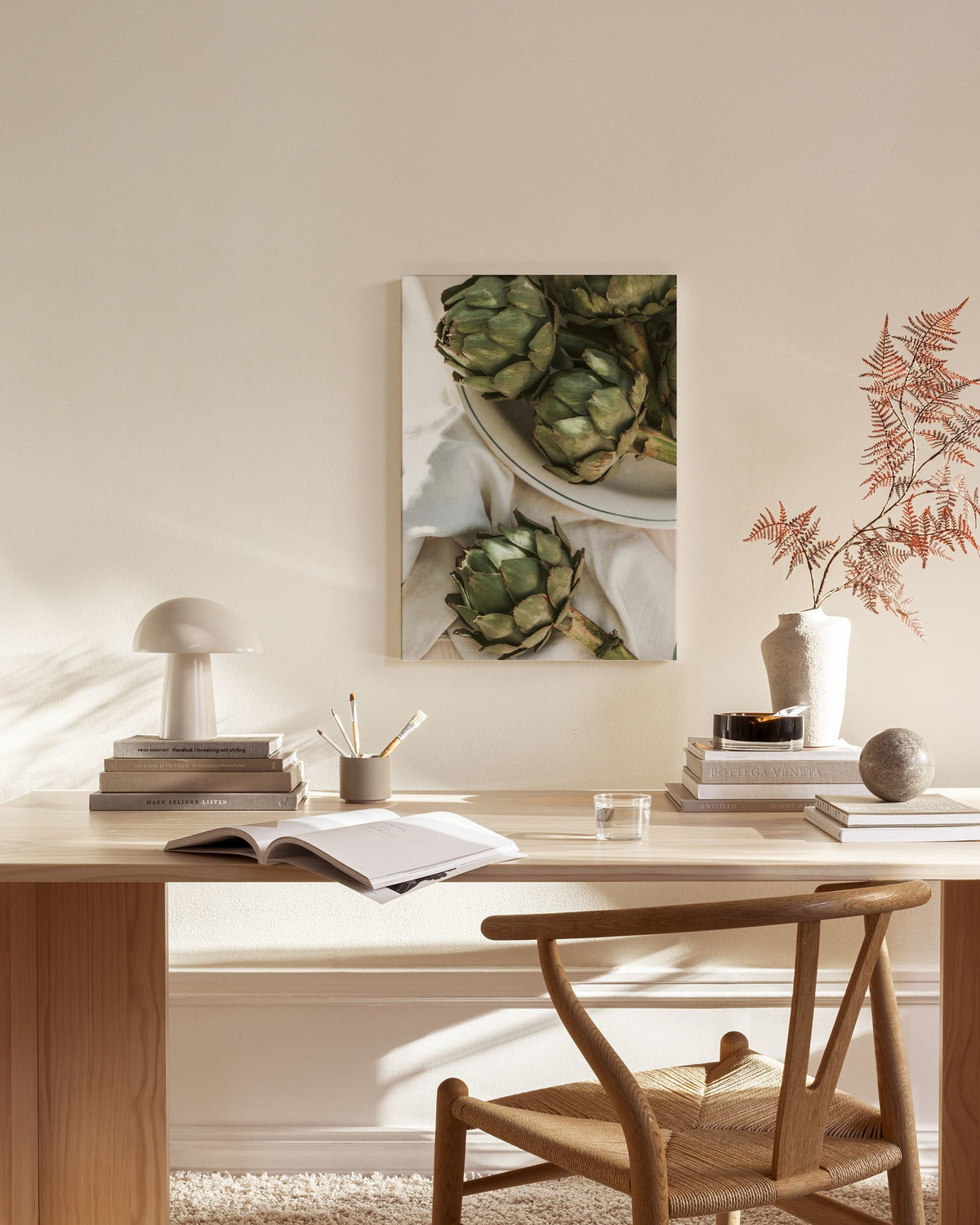 Artichoke in Sunlight Canvas print