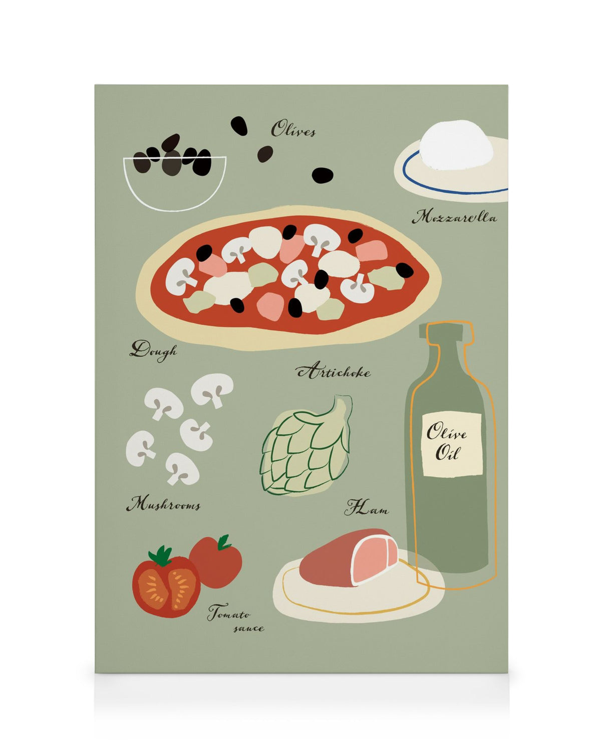 Capricciosa Canvas print