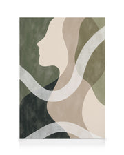 Shapes of a Face No2 Canvas print