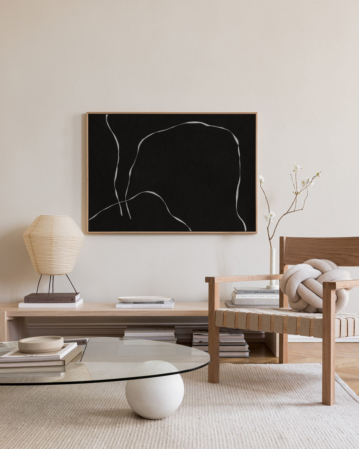 In Line Canvas print