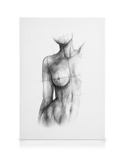 Incomplete Sketch Canvas print