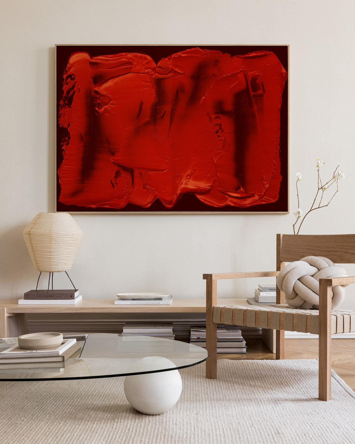 Body of Red Canvas print