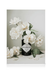 Flowers and Gin Canvas print