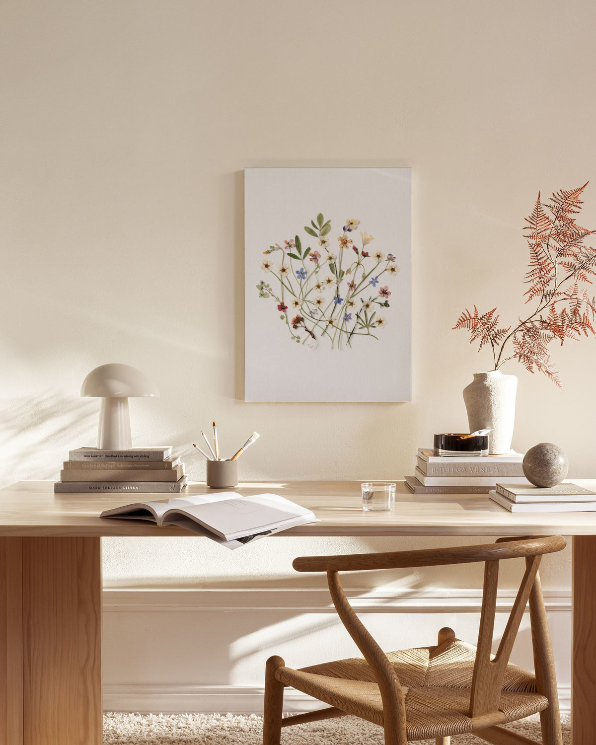 Pressed Bouquet Canvas print