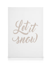 Let it Snow Canvas print