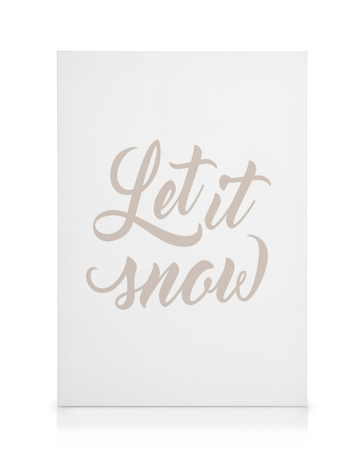 Let it Snow Canvas print